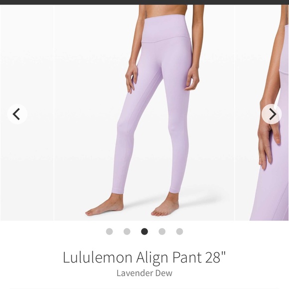 Lululemon Align Leggings Lavender Dew - Picture 3 of 3